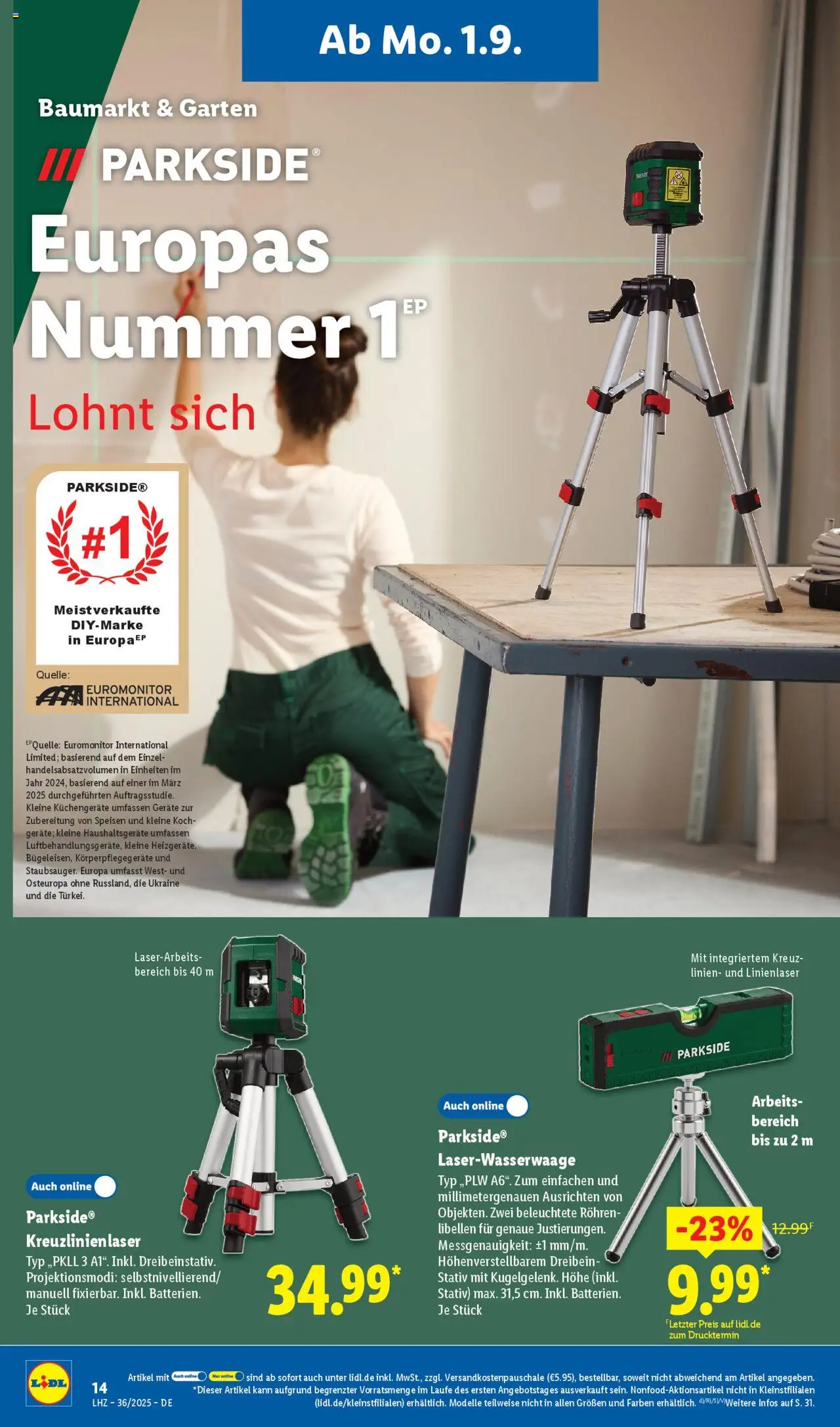 Lidl Exklusive Vorschau Uffenheim - gültig ab dem 01.09.2025 | Seite: 2 | Produkte: Stativ