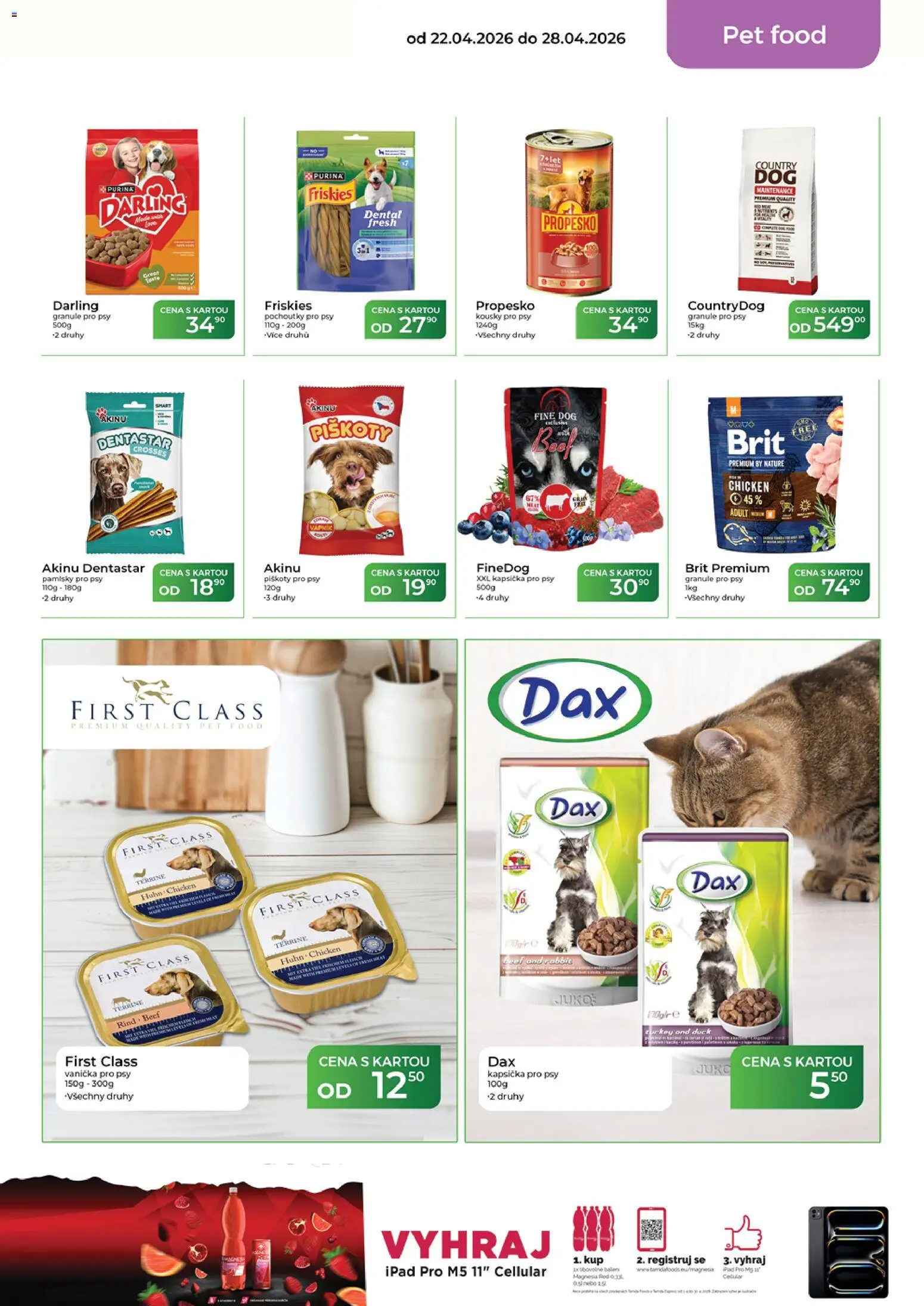 Tamda Foods leták od 22.04.2026 | Strana: 49 | Produkty: Purina, Propesko, Granule, Piškoty