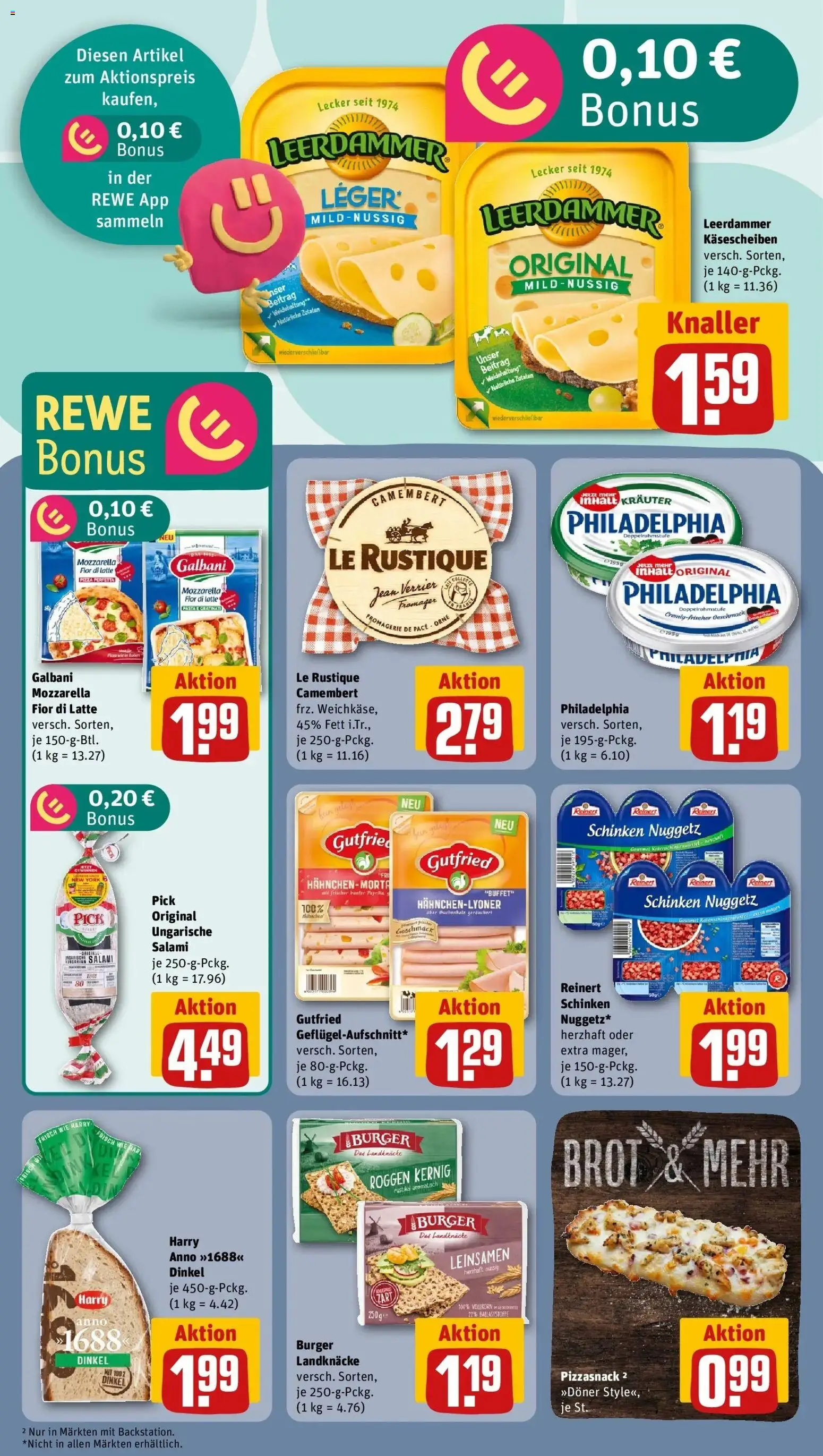 Rewe Prospekt Landshut	 – gültig ab 09.03.2026 | Seite: 12 | Produkte: Burger, Paprika, Schinken, Pizza