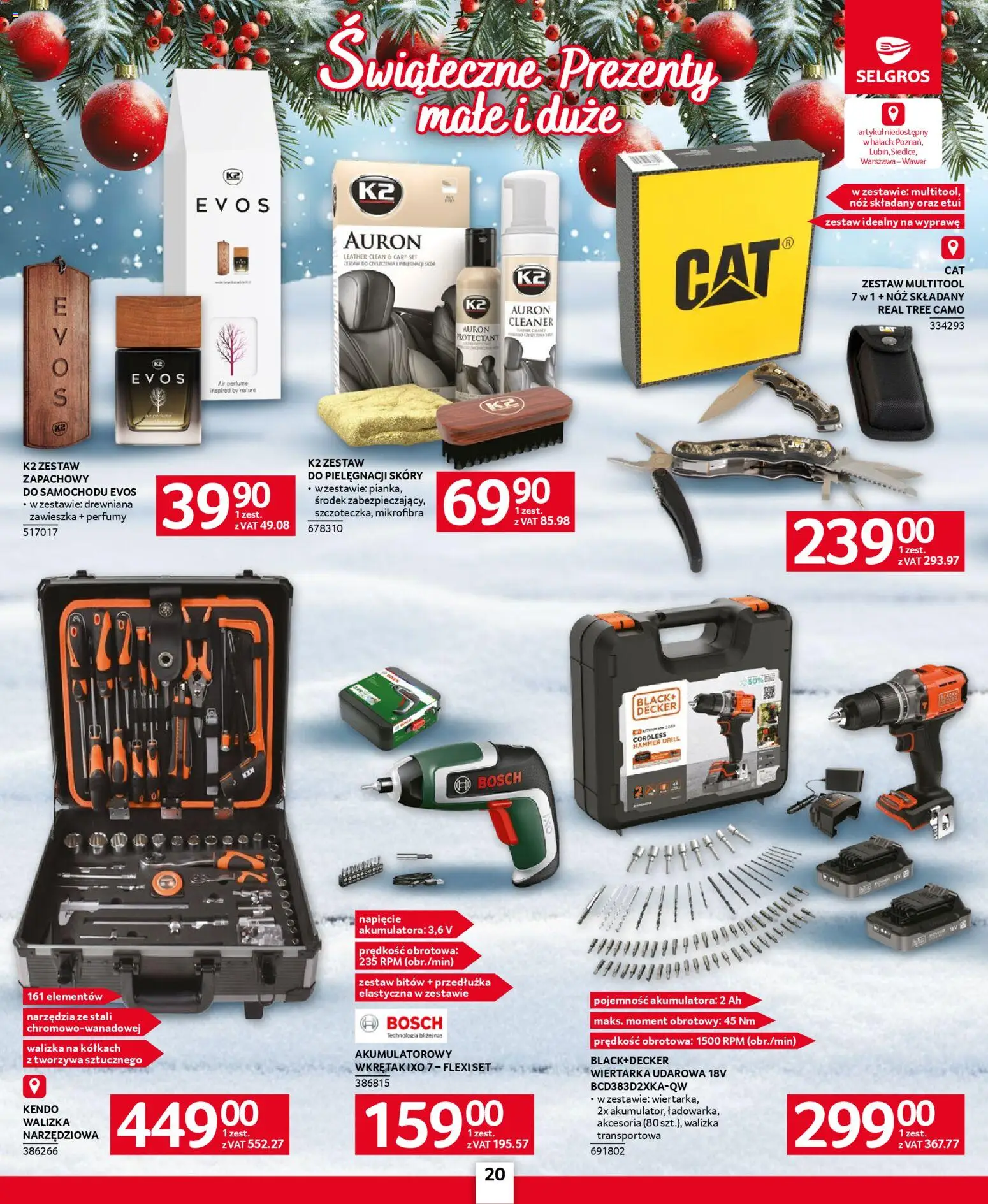 Selgros cash&carry Gazetka - Prezenty od 20.11.2025 | Strona: 16 | Produkty: Multitool, Walizka, Cleaner, Perfumy