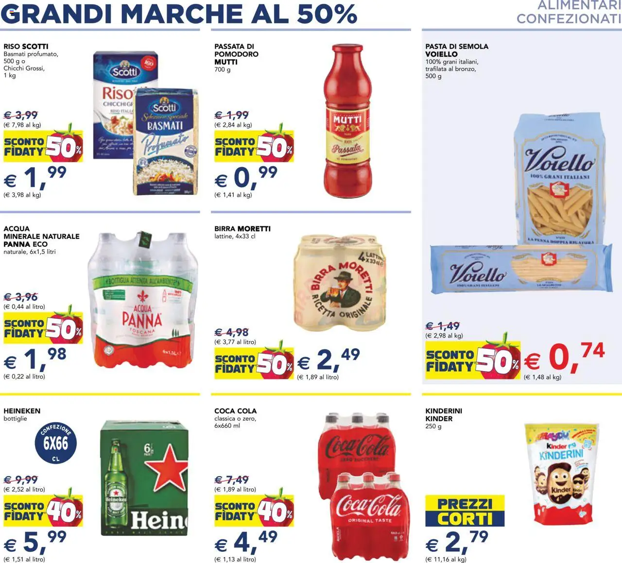 Volantino Esselunga S del 09.10.2025 | Pagina: 7 | Prodotti: Birra, Acqua, Heineken, Bottiglia