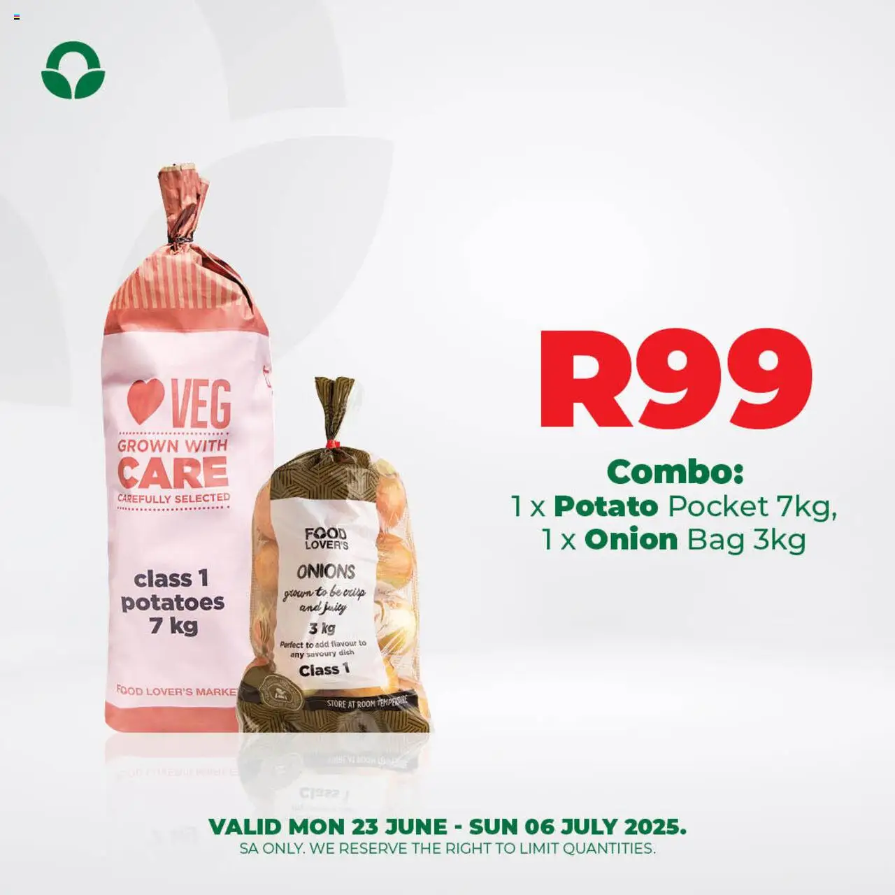Food Lover's Market Specials │ valid from 23.06.2025 | Page: 3 | Products: Bag, Potatoes, Onions