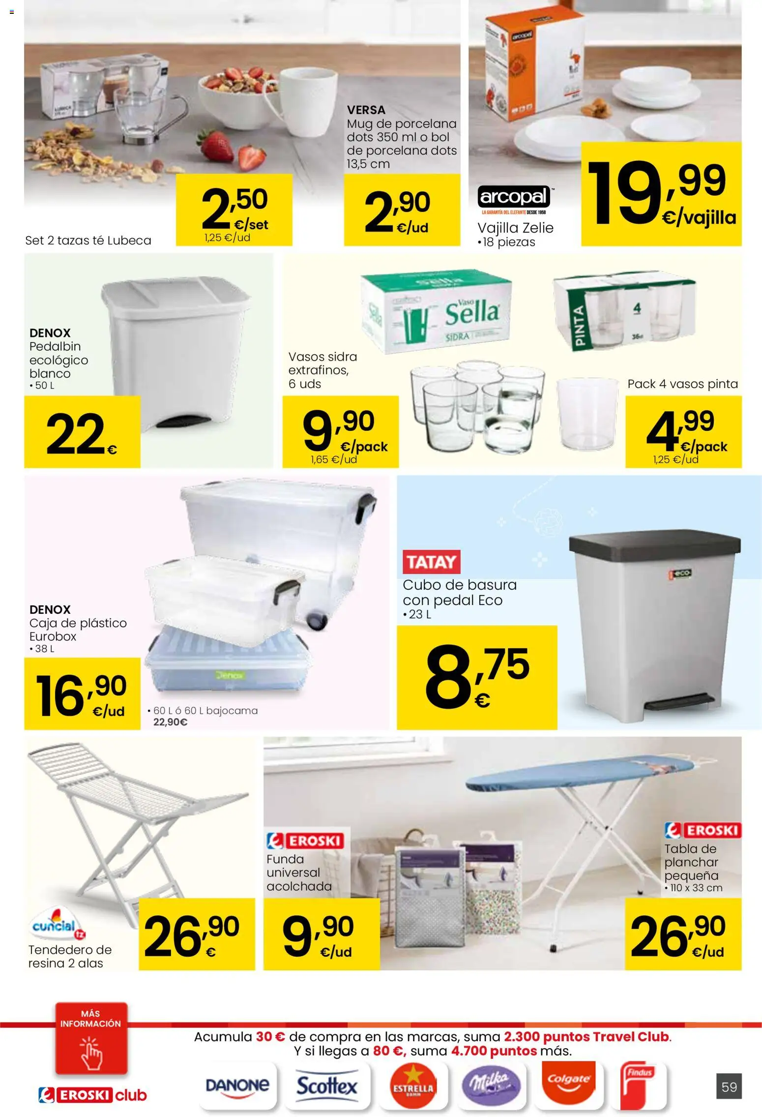 Eroski - Quieres ahorrar conmigo │ válido desde el 26.03.2026 | Página: 59 | Productos: Té, Funda, Βρεφικό κρεβάτι, Διακόπτης κυκλώματος