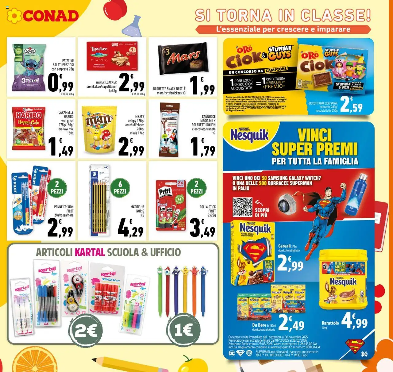 Volantino Conad del 10.09.2025 | Pagina: 13 | Prodotti: Caramelle, Latte, Colla, Samsung