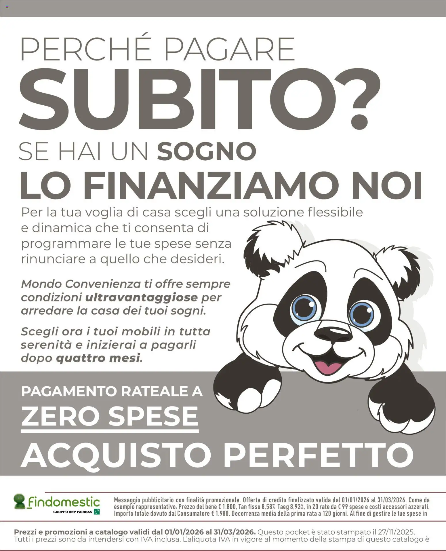Volantino Mondo Convenienza del 04.01.2026 | Pagina: 40 | Prodotti: Stampa