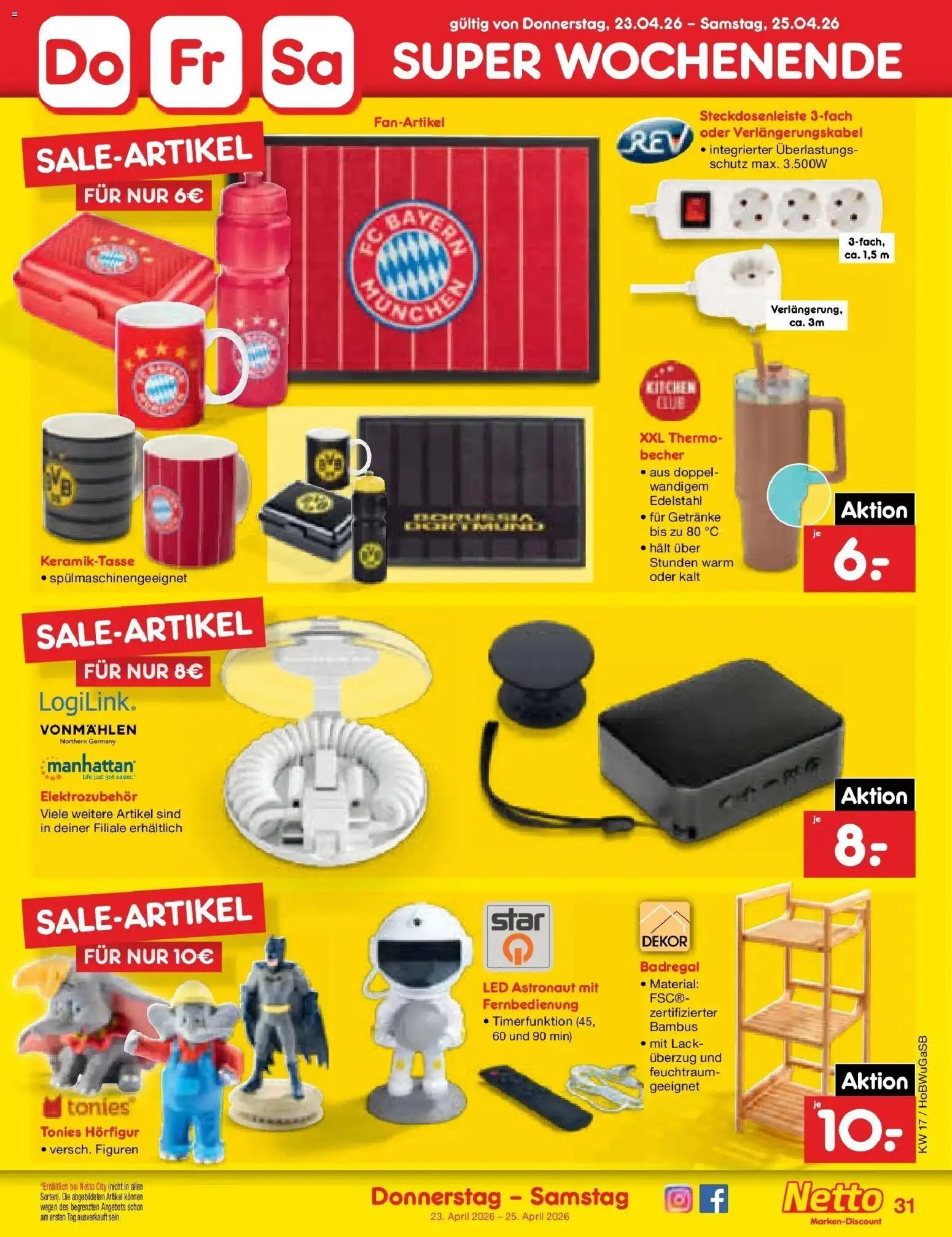 Netto Marken-Discount Prospekt Hannover	 – gültig ab 20.04.2026 | Seite: 47 | Produkte: Badregal