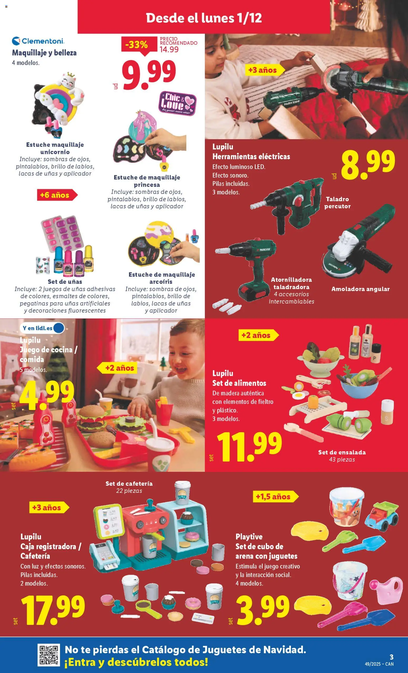 Lidl - Canarias │ válido desde el 01.12.2025 | Página: 5 | Productos: Maquillaje, Té, Cocina, Κούβα