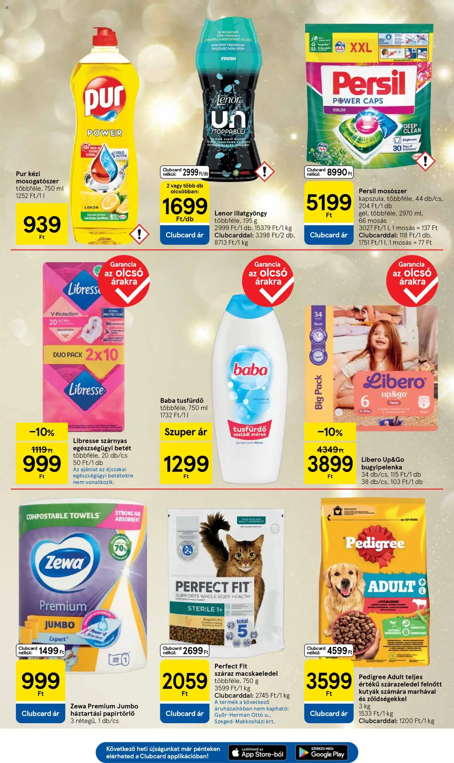 Tesco akciós ujság - amely érvényes a következő dátumtól: 06.11.2025 | Oldal: 7 | Termékek: Ariel, Persil, Papírtörlő, Mosogatószer