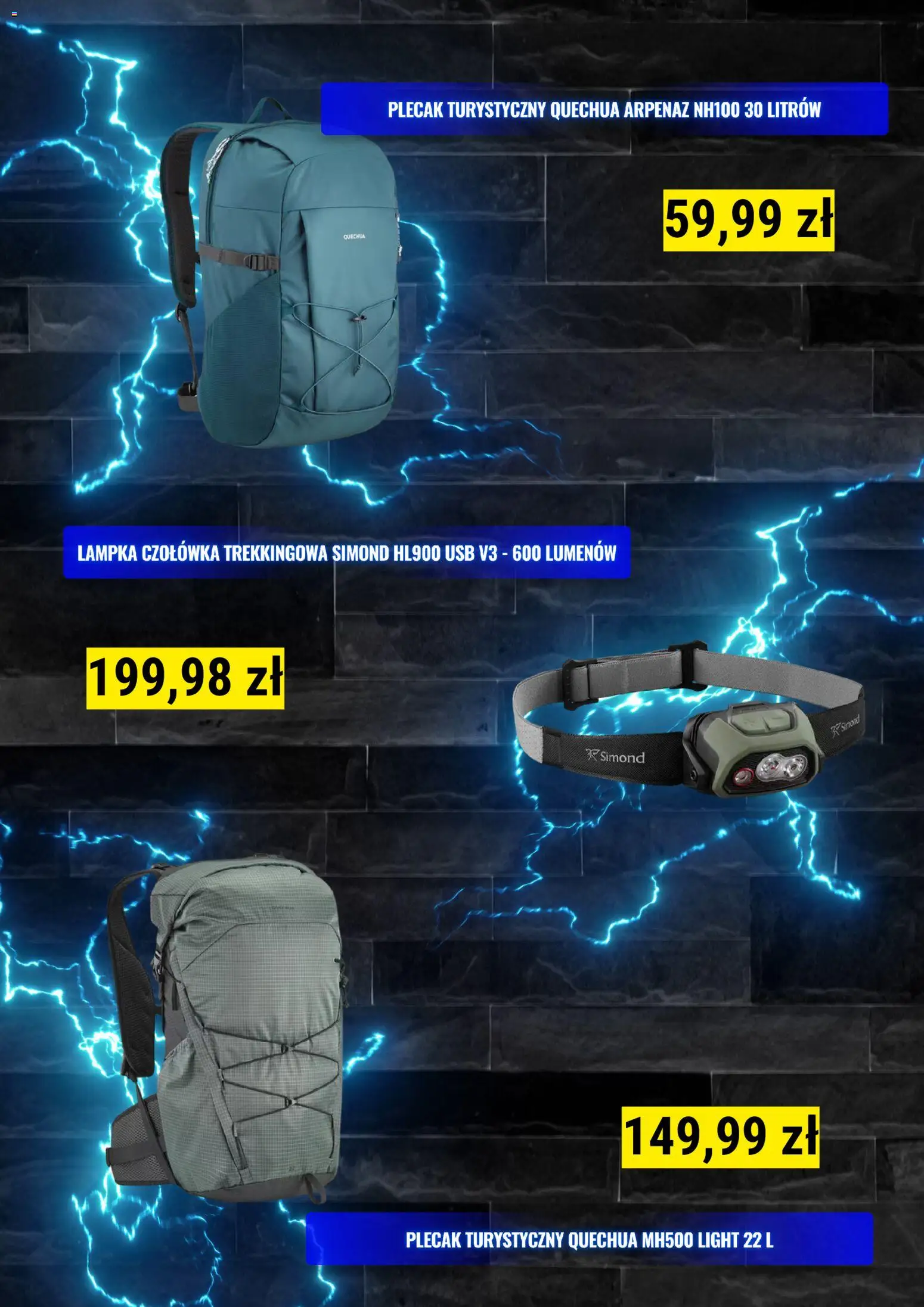 Decathlon Gazetka - Oferta sezonowa od 02.03.2026 | Strona: 3 | Produkty: Plecak, USB