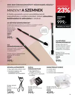 Katalógus AVON 2026 januári - amely érvényes a következő dátumtól: 01.01.2026 | Oldal: 73 | Termékek: Szempillaspirál, Doboz, Ecset, Szemhéjfesték