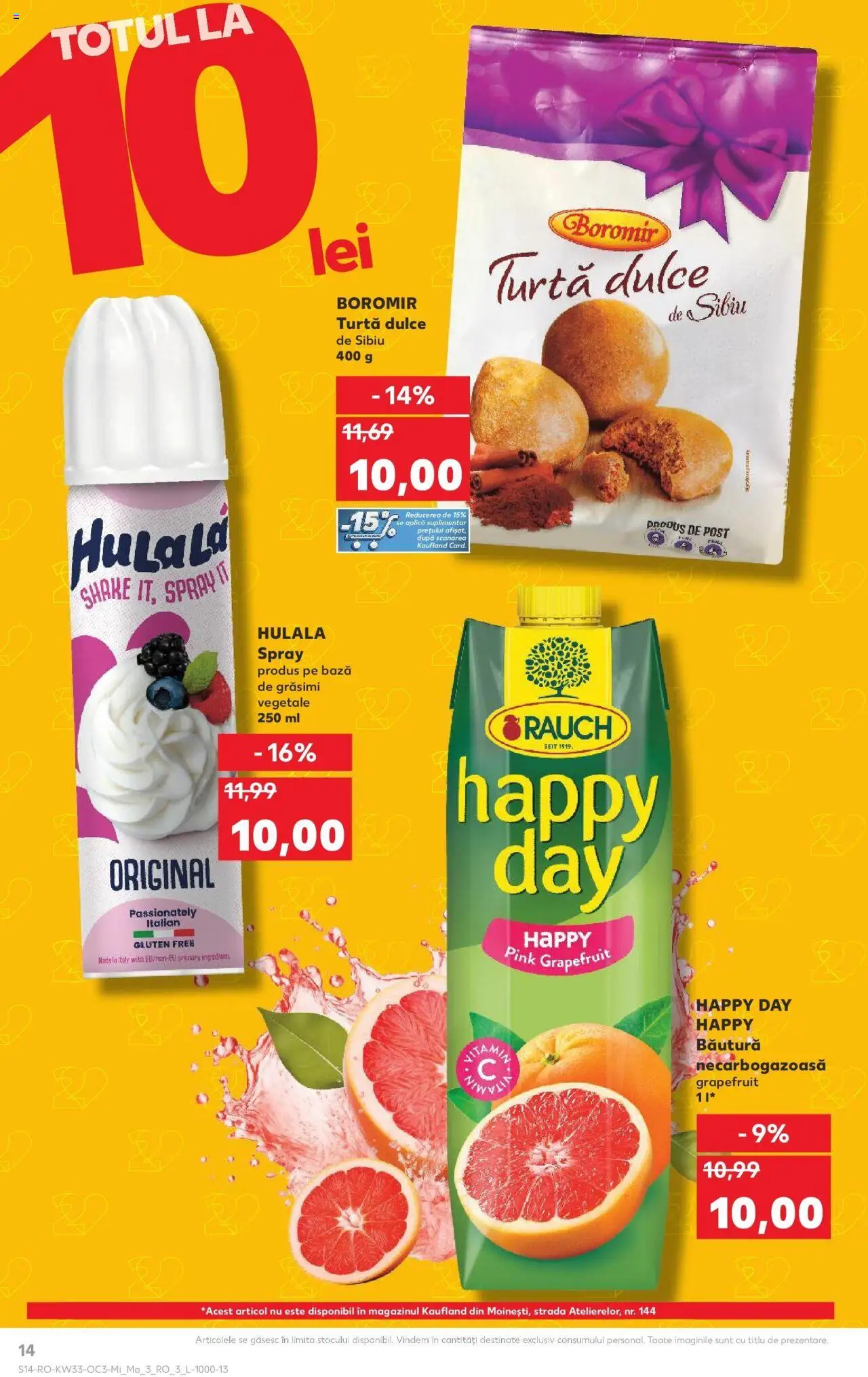 Catalog Kaufland - Satu Mare – valabil de la 13.08.2025 | Pagină: 14 | Produse: Turtă dulce, Shake