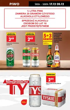 Pogląd oferty "Piwo Perła chmielowa, 6x500 ml, 6x500 ml" - ważna od 17.12.2025 | Strona: 75 | Produkty: Piwo żubr, Piwo perła, Tyskie, Piwo