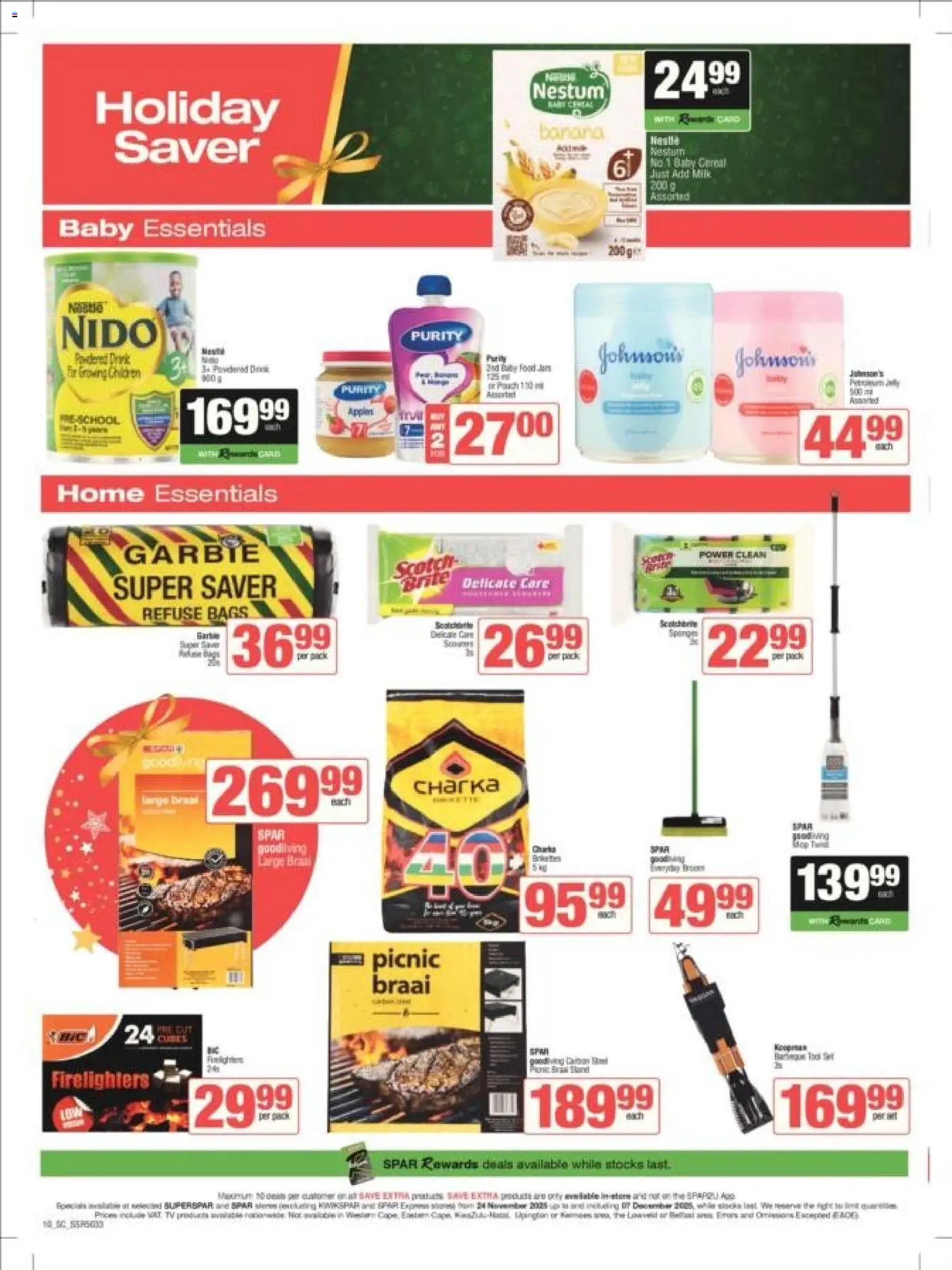 New Superspar catalogue – valid from 24.11.2025 | Page: 10 | Products: Milk, Refuse bags