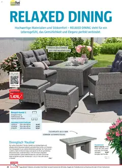 Bauhaus Freizeit im Garten ab 02.03.2026 gültig | Seite: 26 | Produkte: Hocker, Sitzbank, Tisch