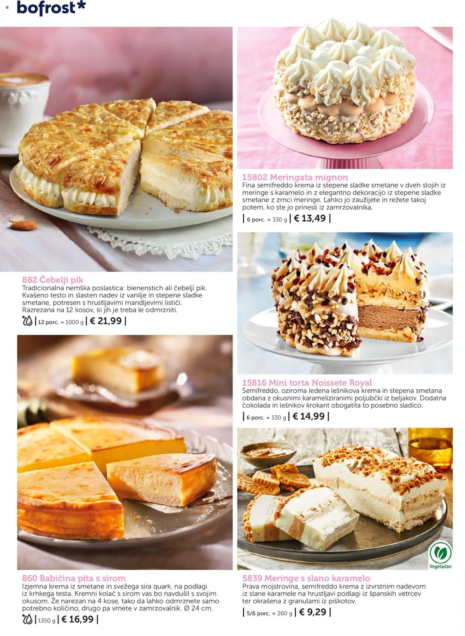 Novi Bofrost katalog ponudbe – veljaven od 04.03.2026 | Stran: 86 | Izdelki: Pita, Krema, Cokolada, Karamele