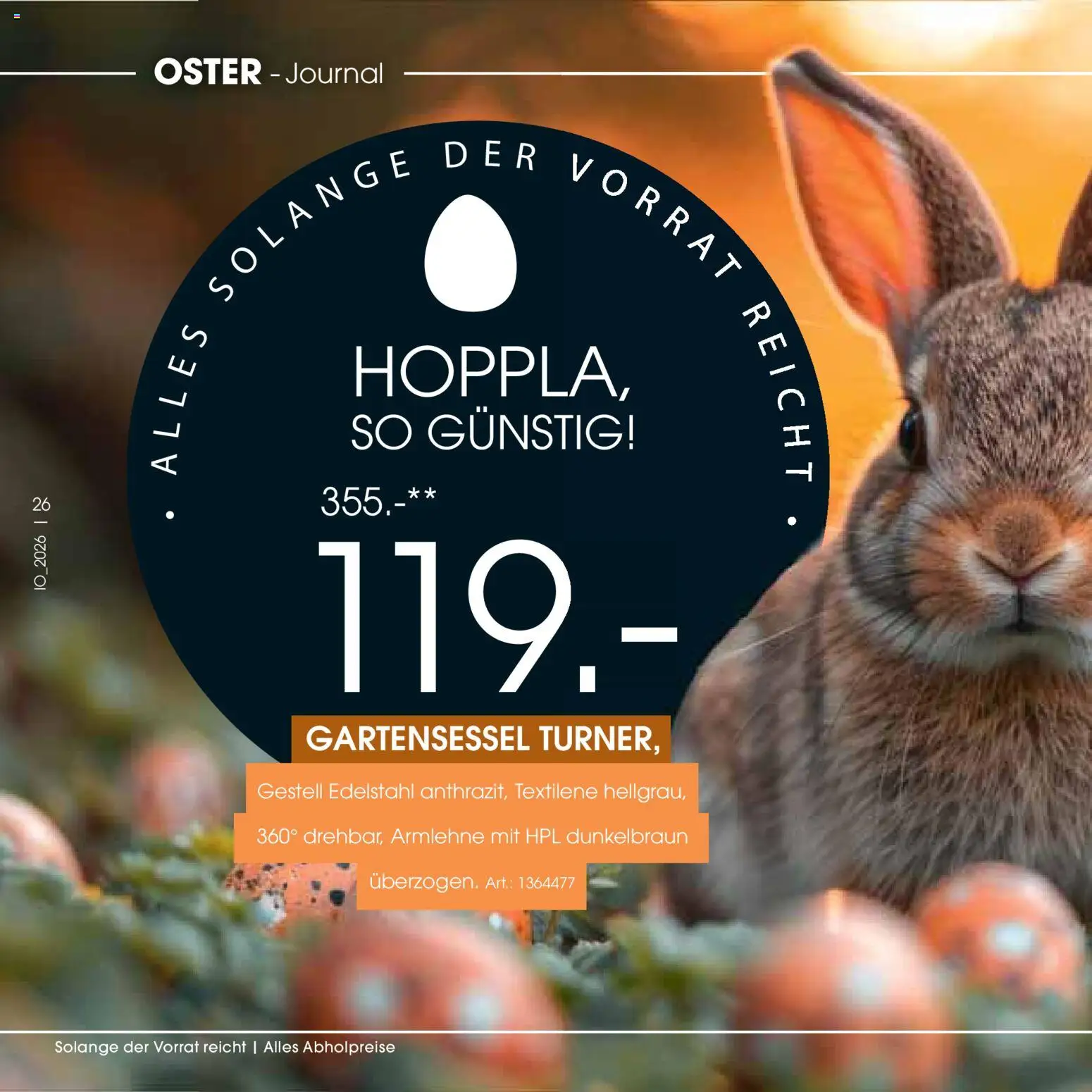 Zurbrüggen Oster-Journal – gültig ab 23.03.2026 | Seite: 26