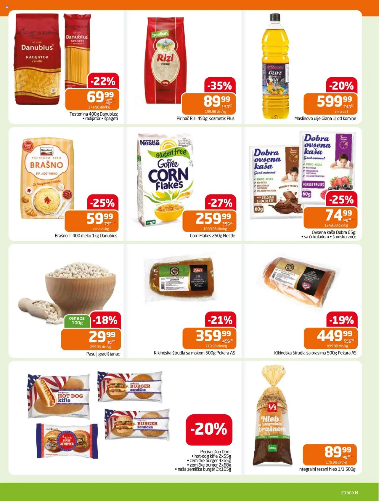 Gomex katalog - važi od 04.06.2025 | Strana: 8 | Proizvode: Ovsena kaša, Burger, Radijator, Ulje