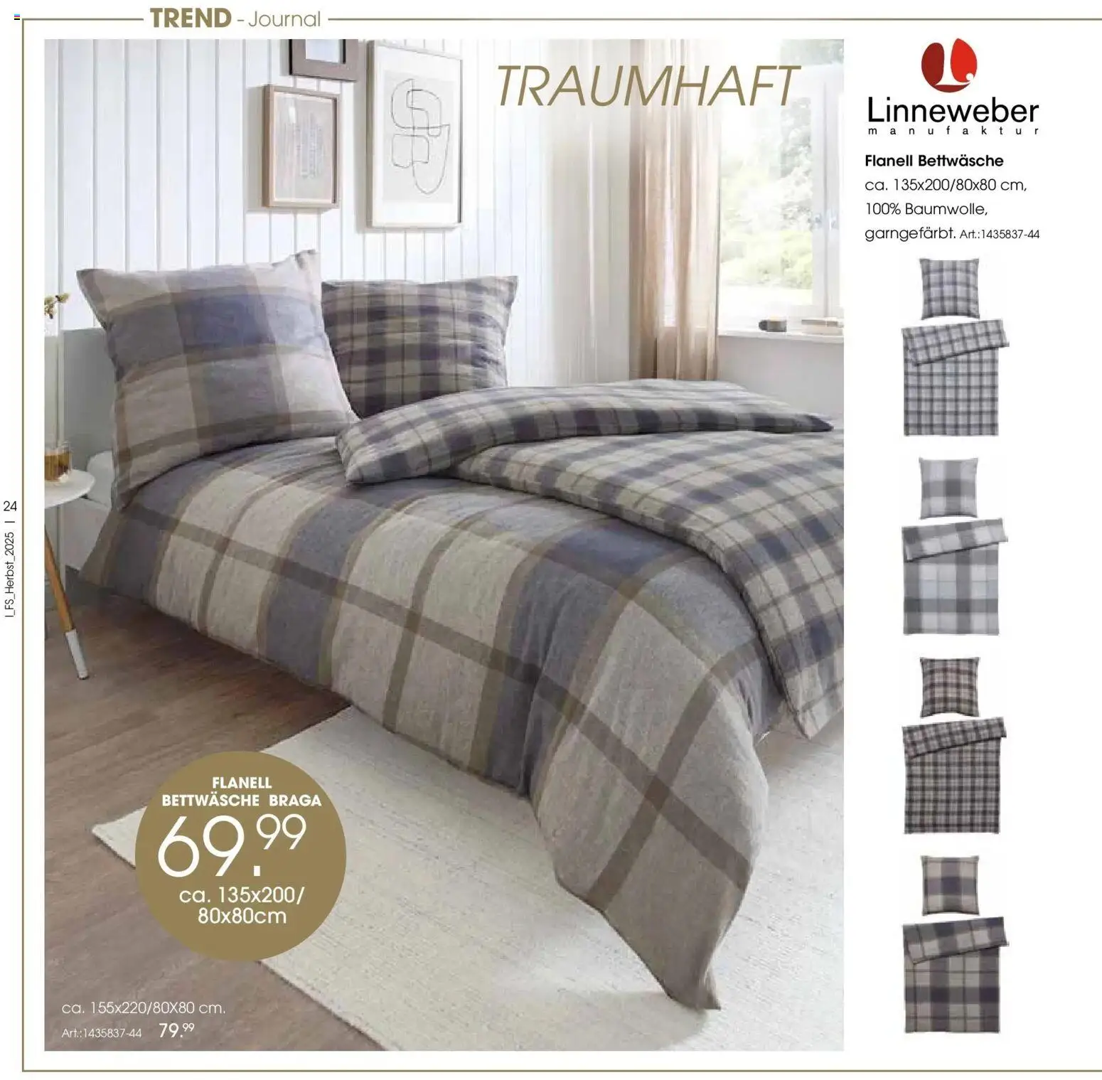 Zurbrüggen - Zurbrüggen: Raum für neue Lieblingsstücke – gültig ab 19.10.2025 | Seite: 24 | Produkte: Bettwäsche