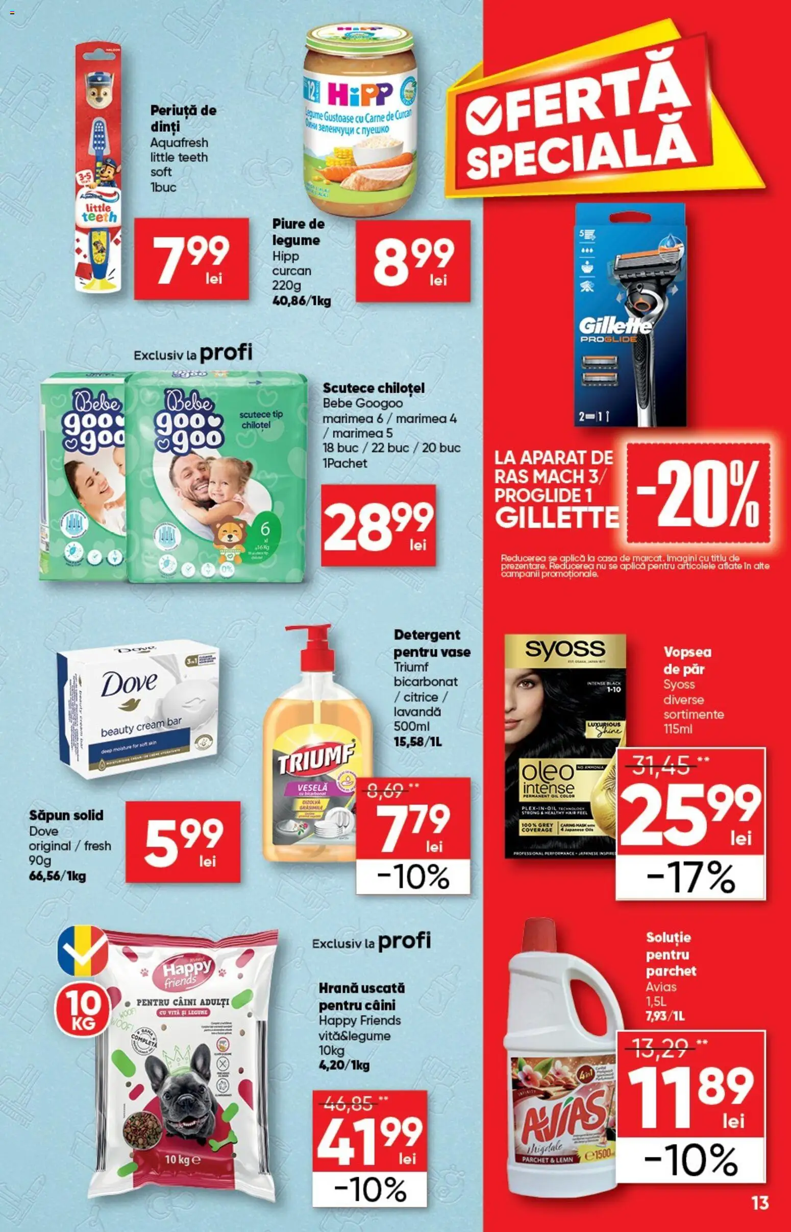 Noul catalog Profi – valabil de la 26.11.2025 | Pagină: 13 | Produse: Aparat De Ras, Vopsea, Parchet, Săpun