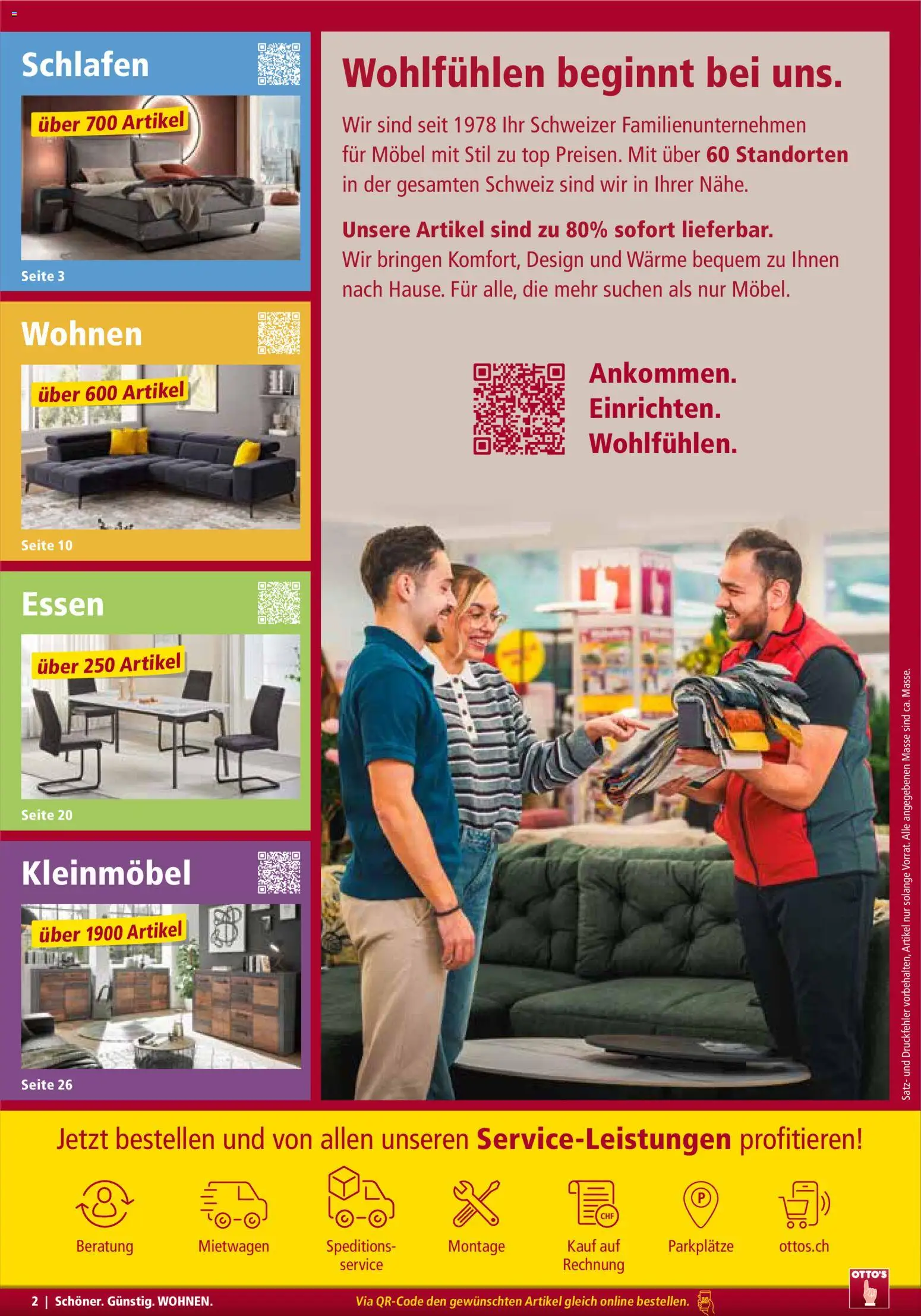 Otto's Aktionen Möbelflyer – gültig ab 01.01.2026 | Seite: 2 | Produkte: Top