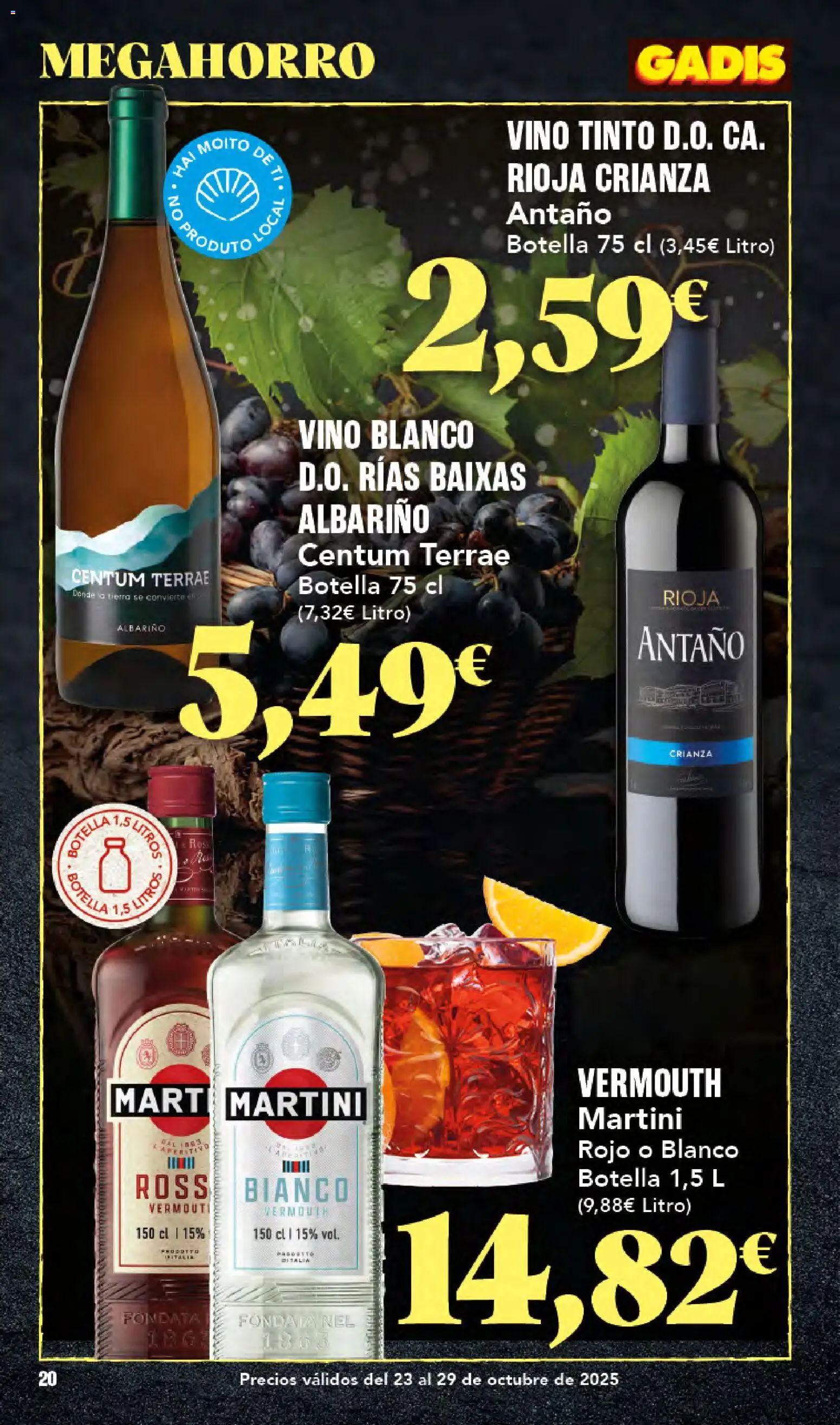Gadis folleto │ válido desde el 23.10.2025 | Página: 20 | Productos: Vino