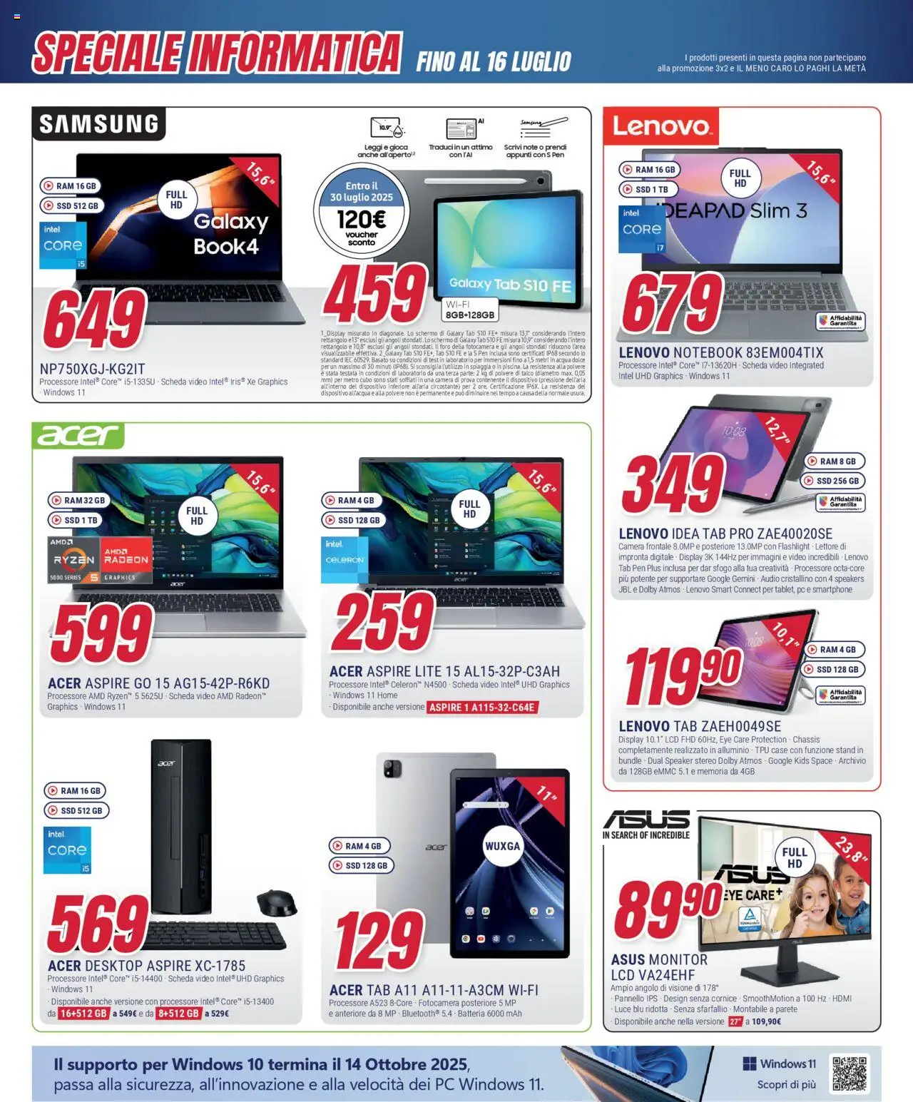 Volantino Trony del 03.07.2025 | Pagina: 37 | Prodotti: Talco, Acqua, Alluminio, Metro