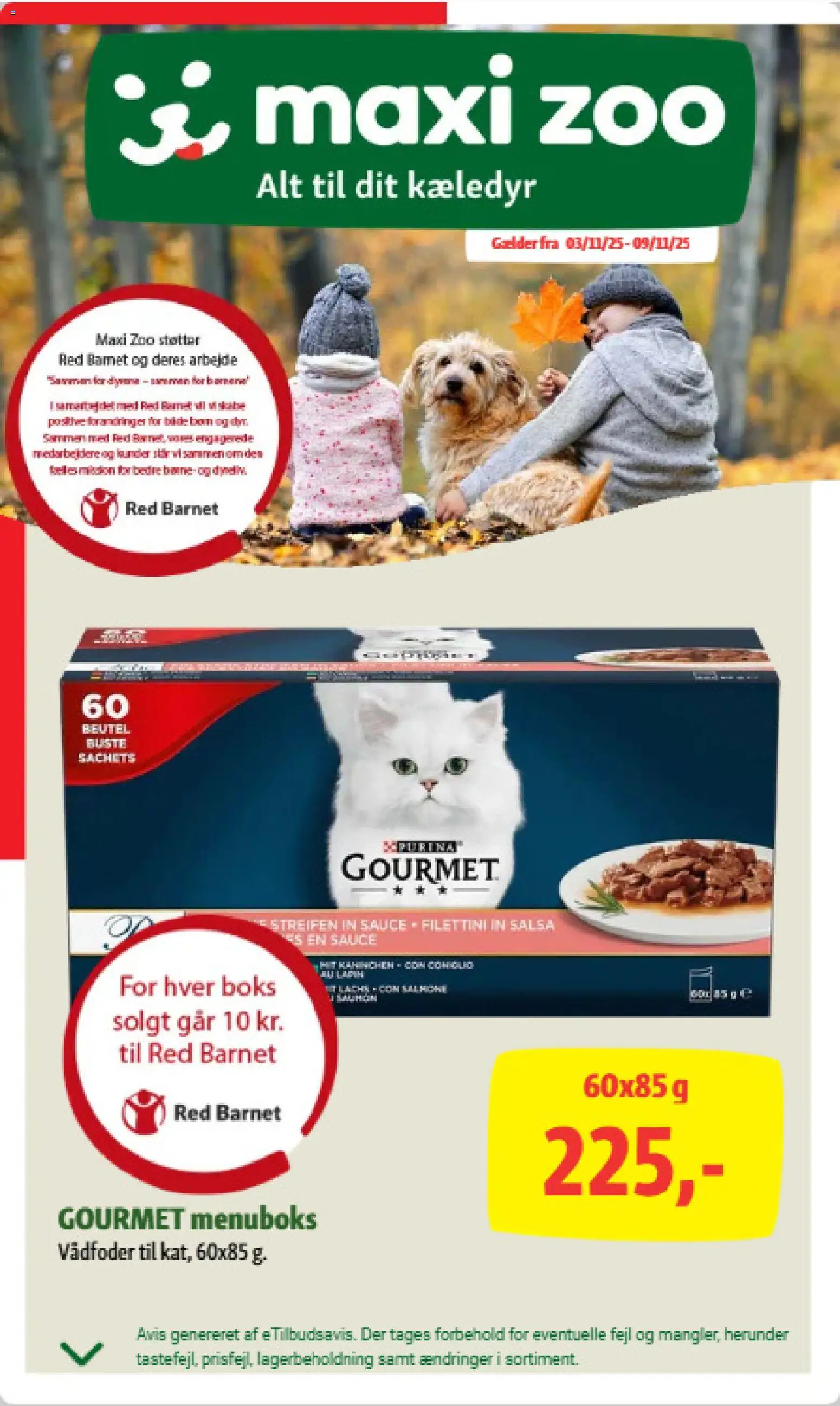 Maxi Zoo tilbudsavis – gyldig fra 03.11.2025 | Side: 1 | Produkter: Boks, Salsa