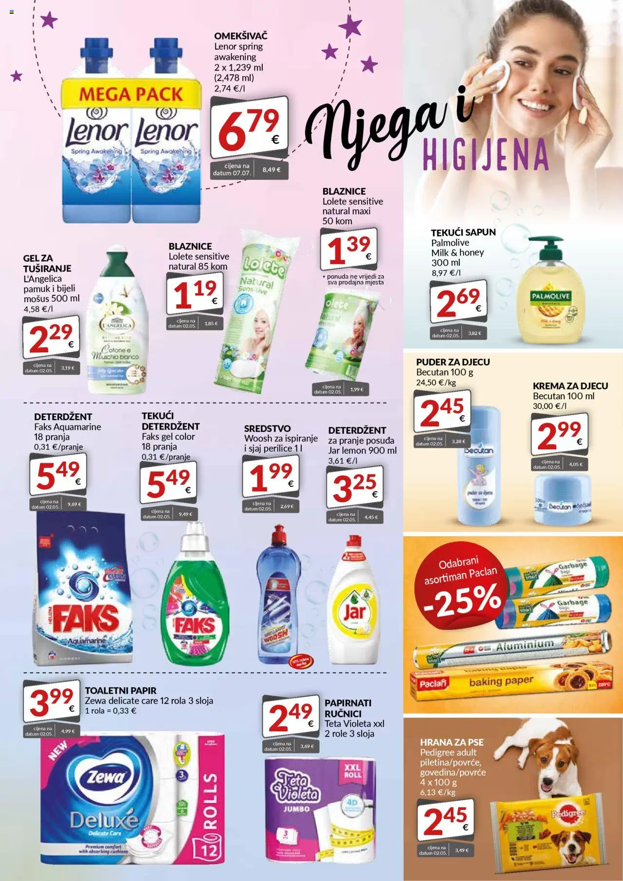 Bakmaz katalog | vrijedi od 18.09.2025 | Stranica: 7 | Proizvodi: Faks, Puder, Role, Sapun