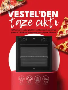 03.02.2026 tarihinden itibaren geçerli olan Vestel kataloğu önizlemesi | Sayfa: 6 | Ürünler: Raf, Pizza