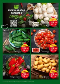 Преглед на Корнишони, Корнишони За 1 кг - Офертите са валидни от 18.12.2025 | Страница: 6 | Продукти: Картофи, Домати, Пиперки, Гъби