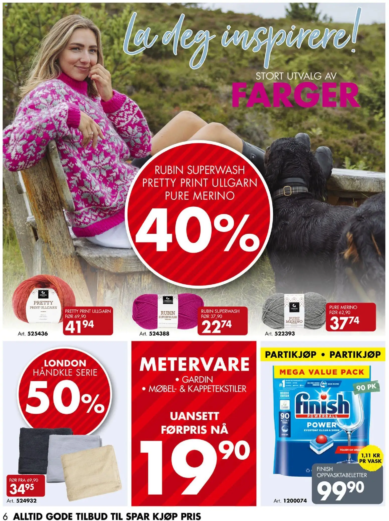 {H1} | Side: 6 | Produkter: Vask