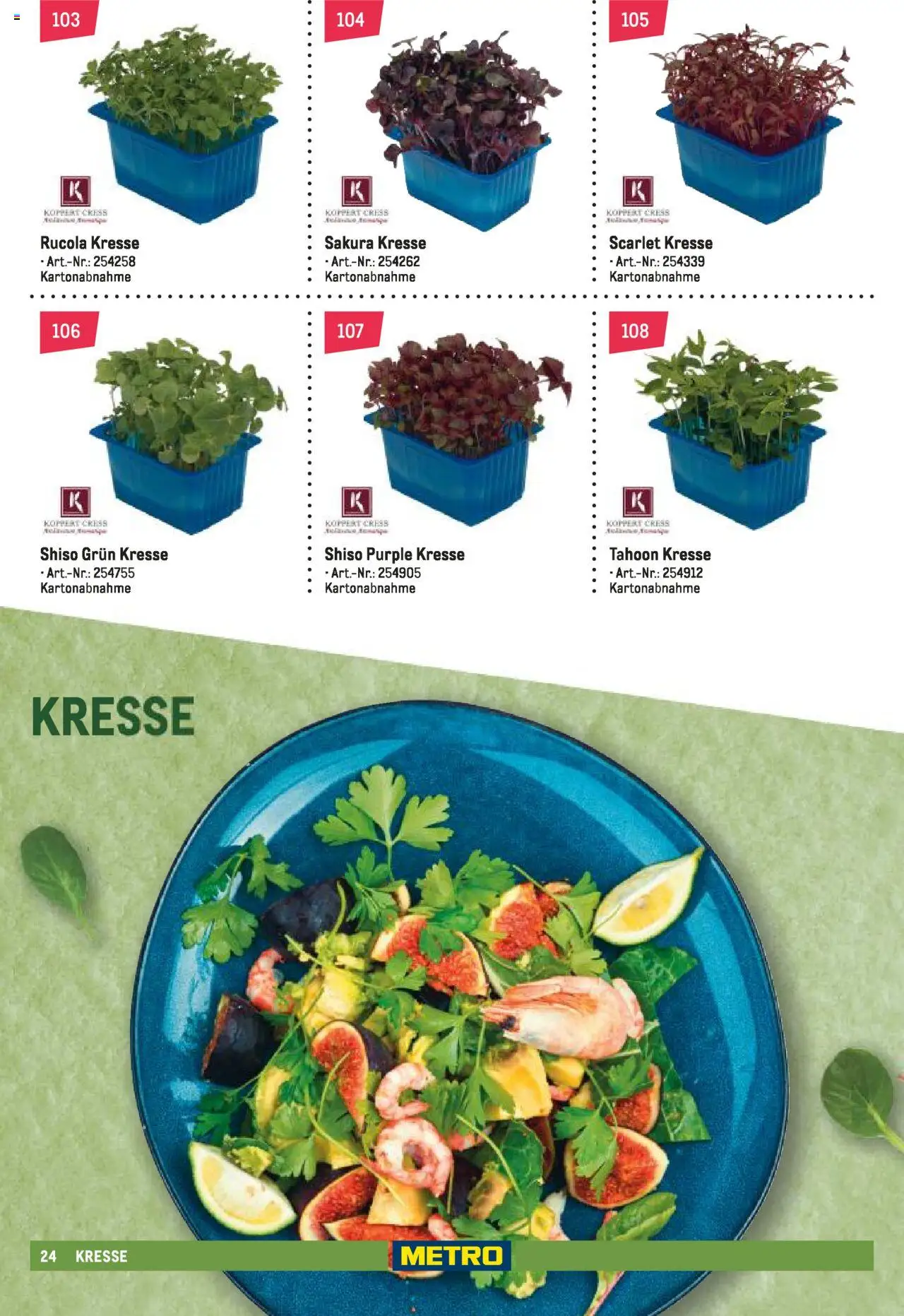 Metro Schnittwaren Spezial – gültig ab 04.02.2025 | Seite: 24 | Produkte: Rucola