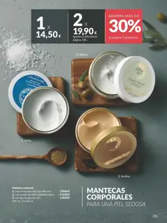 Manteca corporal 2. con aceite de oliva mediterráneo, Body butter with mediterranean olive oil. │ válido desde el 01.09.2025 | Página: 181