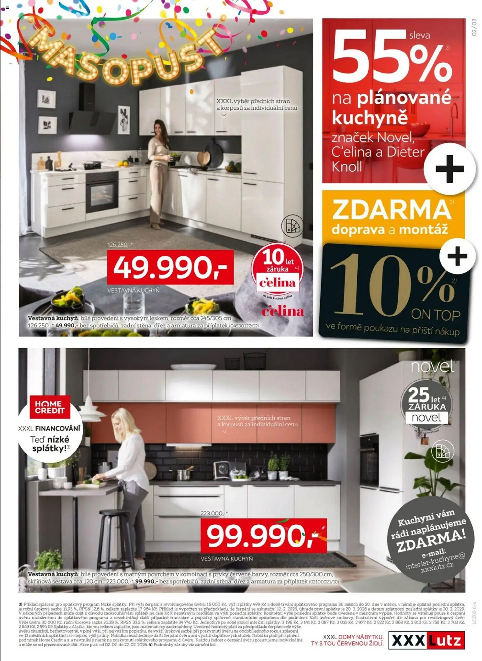 XXXLutz leták - DPH zpět jako dárek od 02.02.2026 | Strana: 3 | Produkty: Dřez, Kuchyně