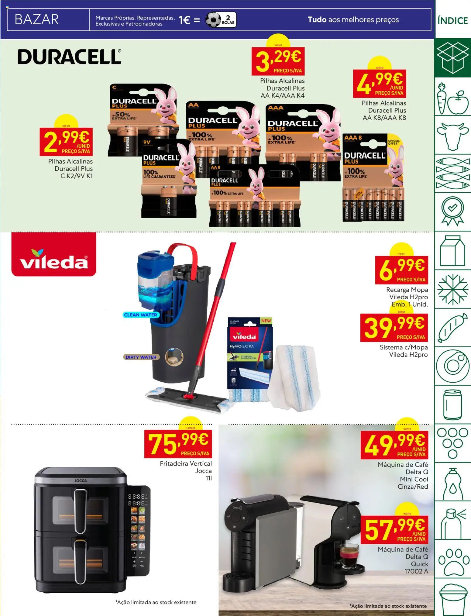 Recheio - Bons Negócios Madeira │ válido de 07.04.2026 | Página: 47 | Produtos: Máquina de café, Delta q, Pilhas, Café