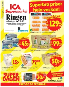 ICA Supermarket - Stockholm - Förhandsvisning av reklamblad från butik ICA Supermarket aktuell från 16.02.2026