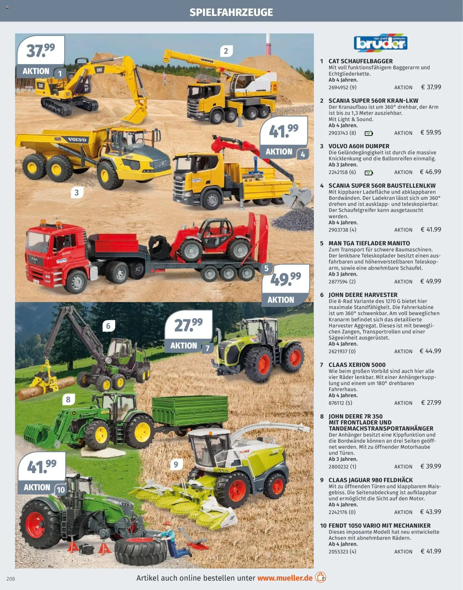 Müller Spielwarenkatalog – gültig ab 27.10.2025 | Seite: 208