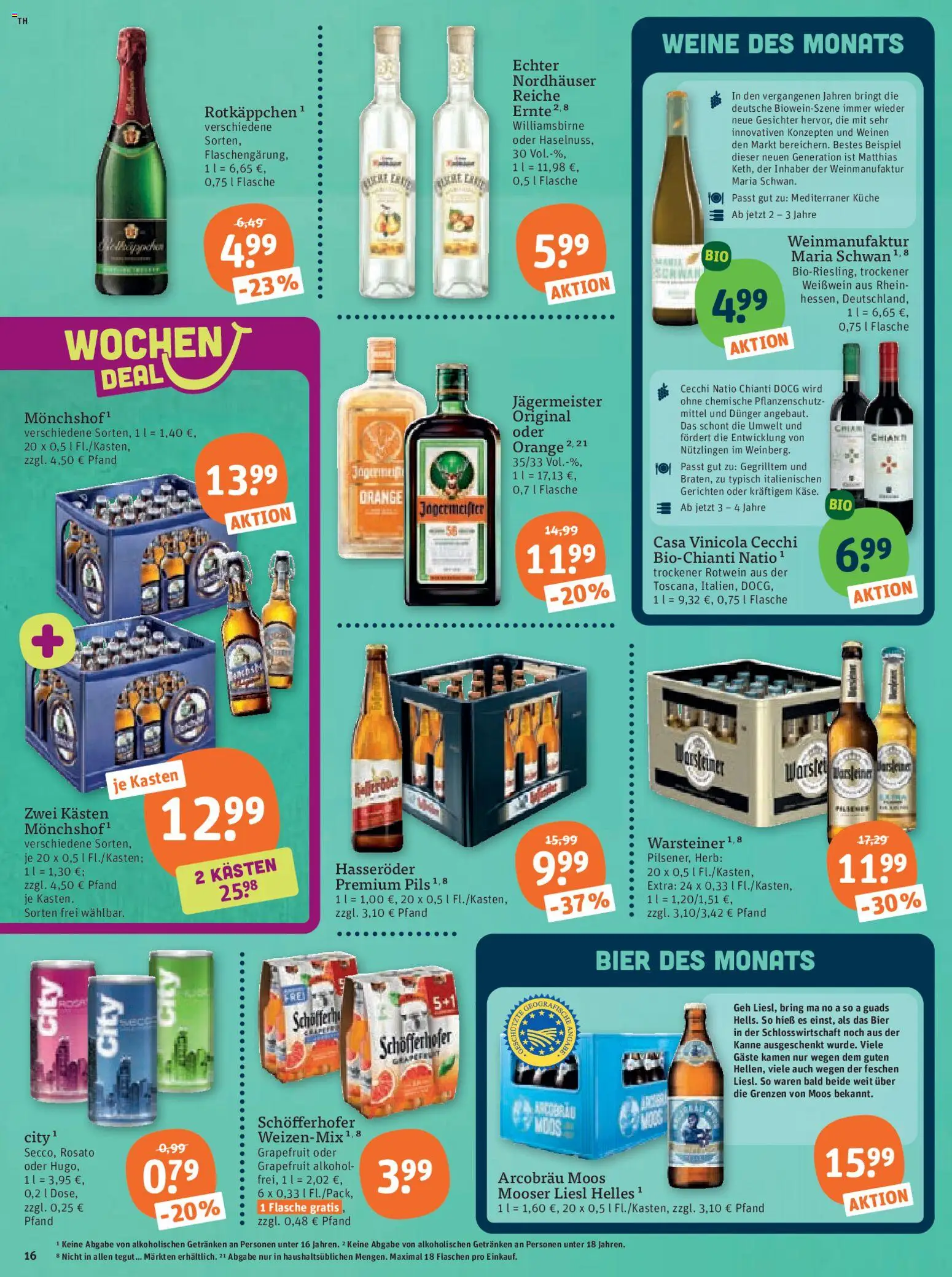 Tegut Prospekt 	 – gültig ab 10.04.2026 | Seite: 18 | Produkte: Rotwein, Küche, Grapefruit, Warsteiner
