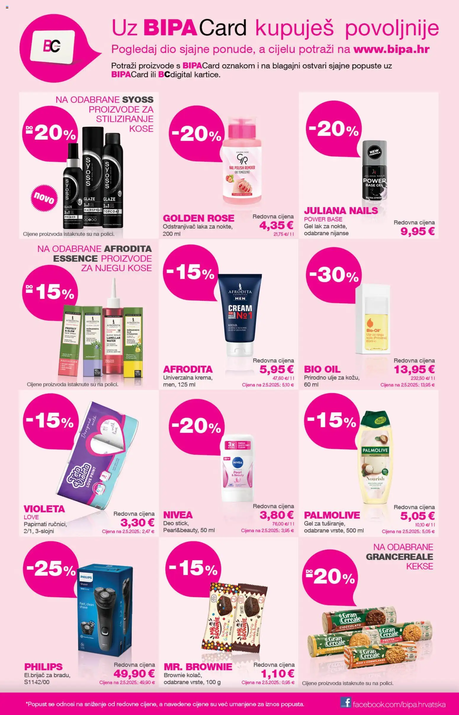 Bipa katalog | vrijedi od 02.04.2026 | Stranica: 21 | Proizvodi: Primer, Keksi, Voda, Violeta