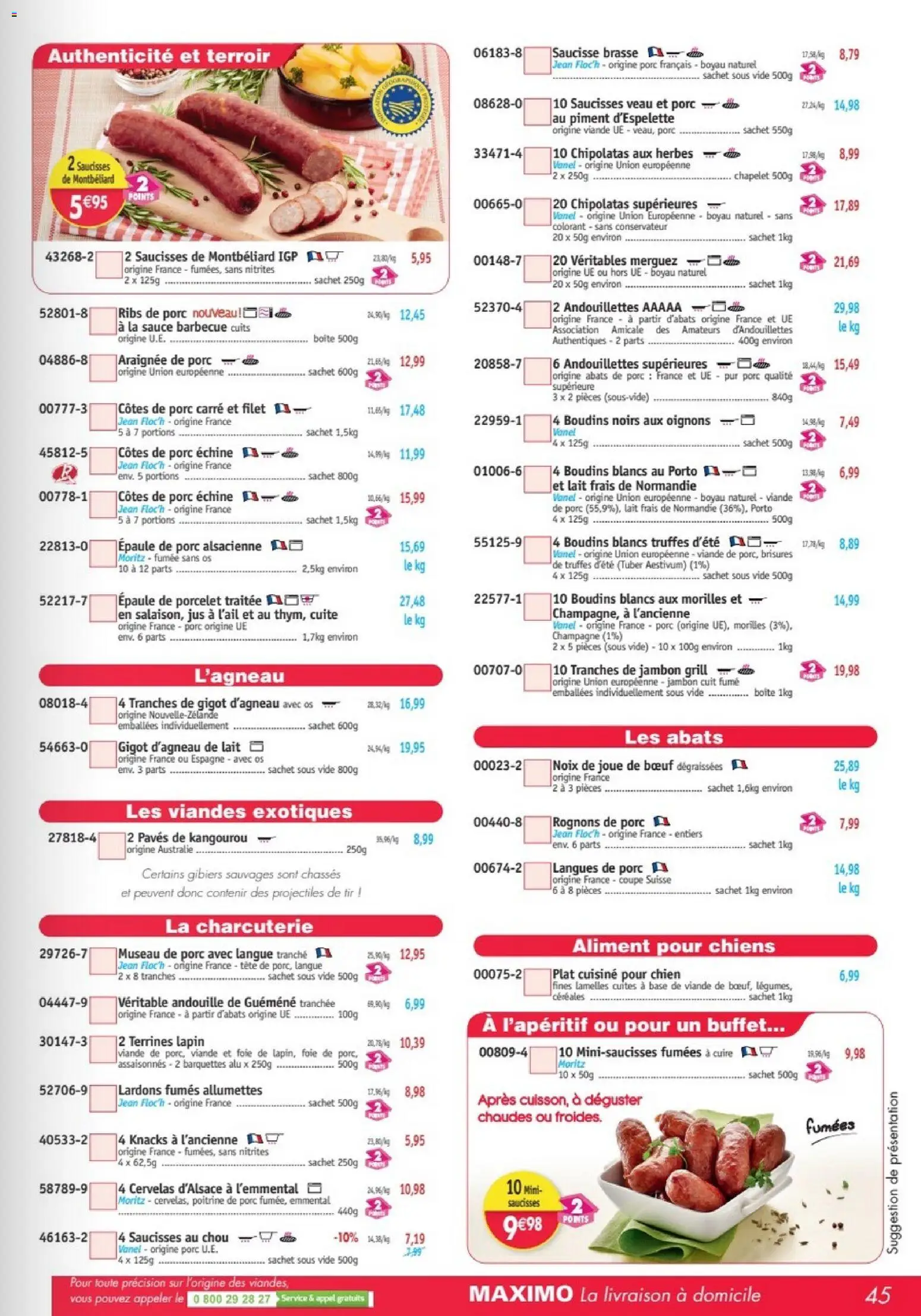 {H1} | Page: 45 | Produits: Lapin, Viande, Jus, Oignons