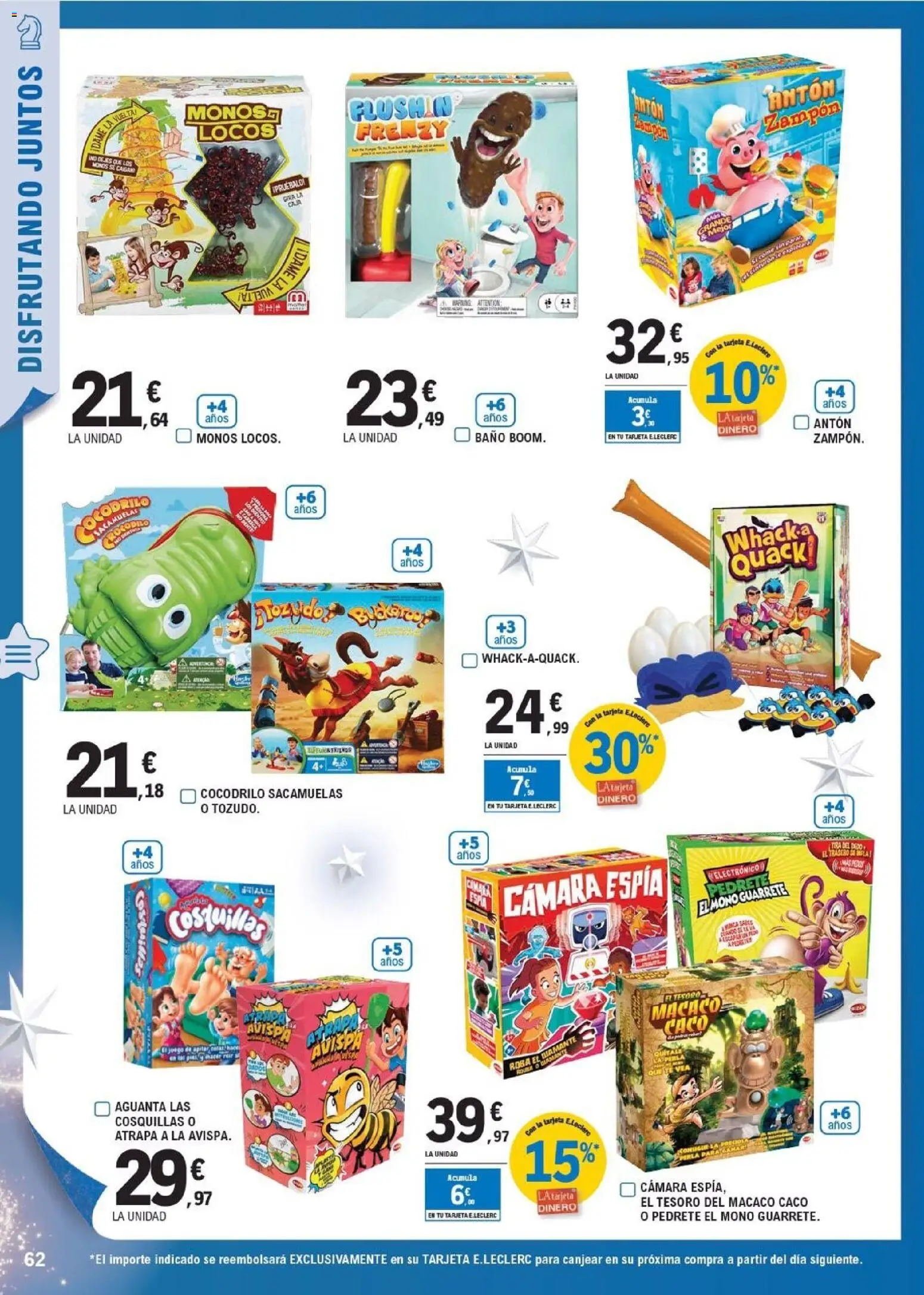 E.Leclerc - Juguetes  │ válido desde el 03.11.2025 | Página: 62 | Productos: Té, Cámara, Baño