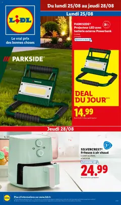 LIDL - Prévisualisation de LIDL catalogue les bonnes affaires de la semaine valide à partir de 25.08.2025