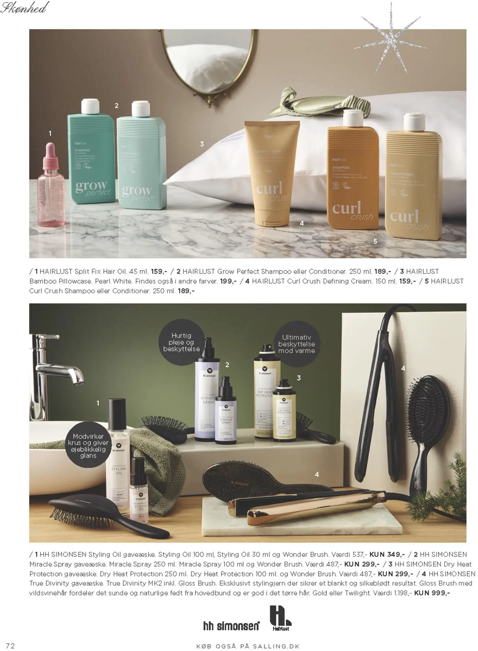 Salling tilbudsavis – gyldig fra 01.11.2025 | Side: 72 | Produkter: Creme, Deodorant