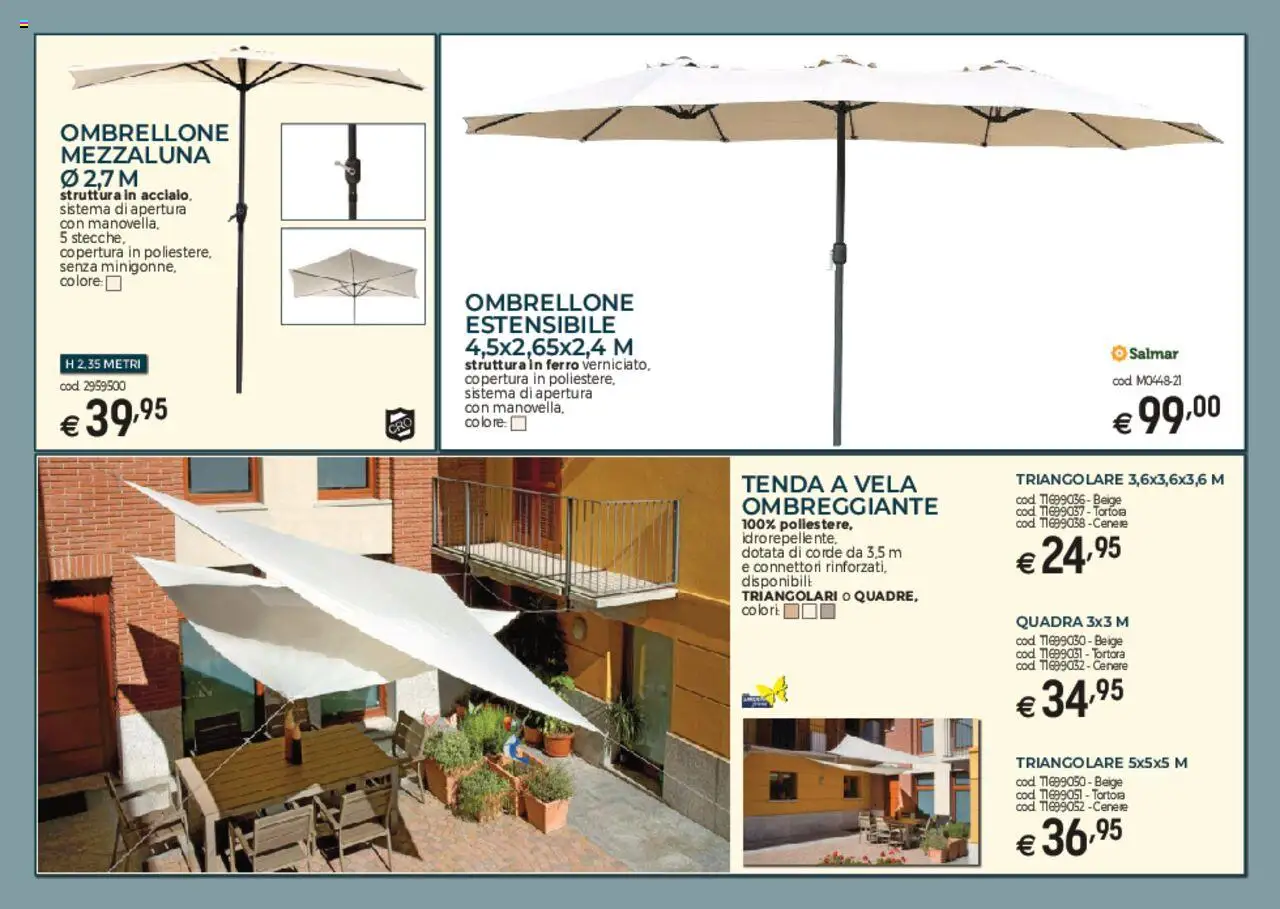 Volantino Brico OK del 03.03.2025 | Pagina: 3 | Prodotti: Tenda, Ombrellone