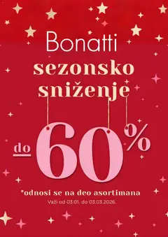 Bonatti katalog - pregled Bonatti kataloga - važi od 03.01.2026