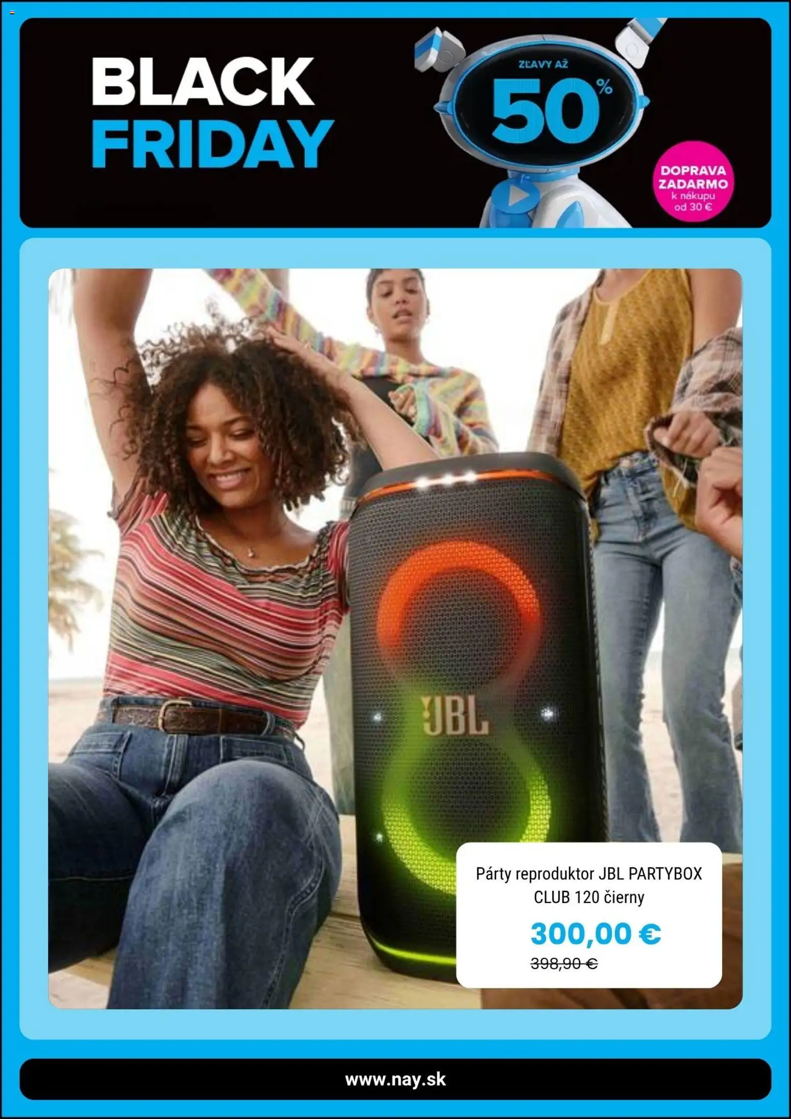 Nové NAY Elektrodom akcie – leták je platný od 04.11.2025 | Strana: 5 | Produkty: Reproduktor