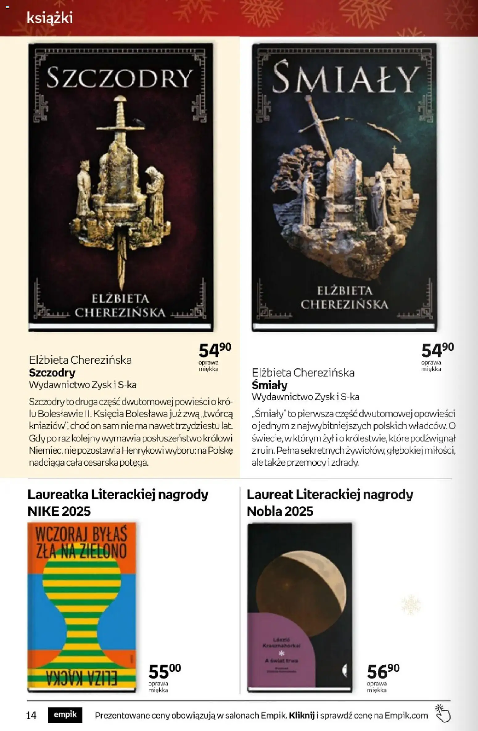 Empik promocje - Tom kultury Książki od 10.12.2025 | Strona: 14 | Produkty: Książki