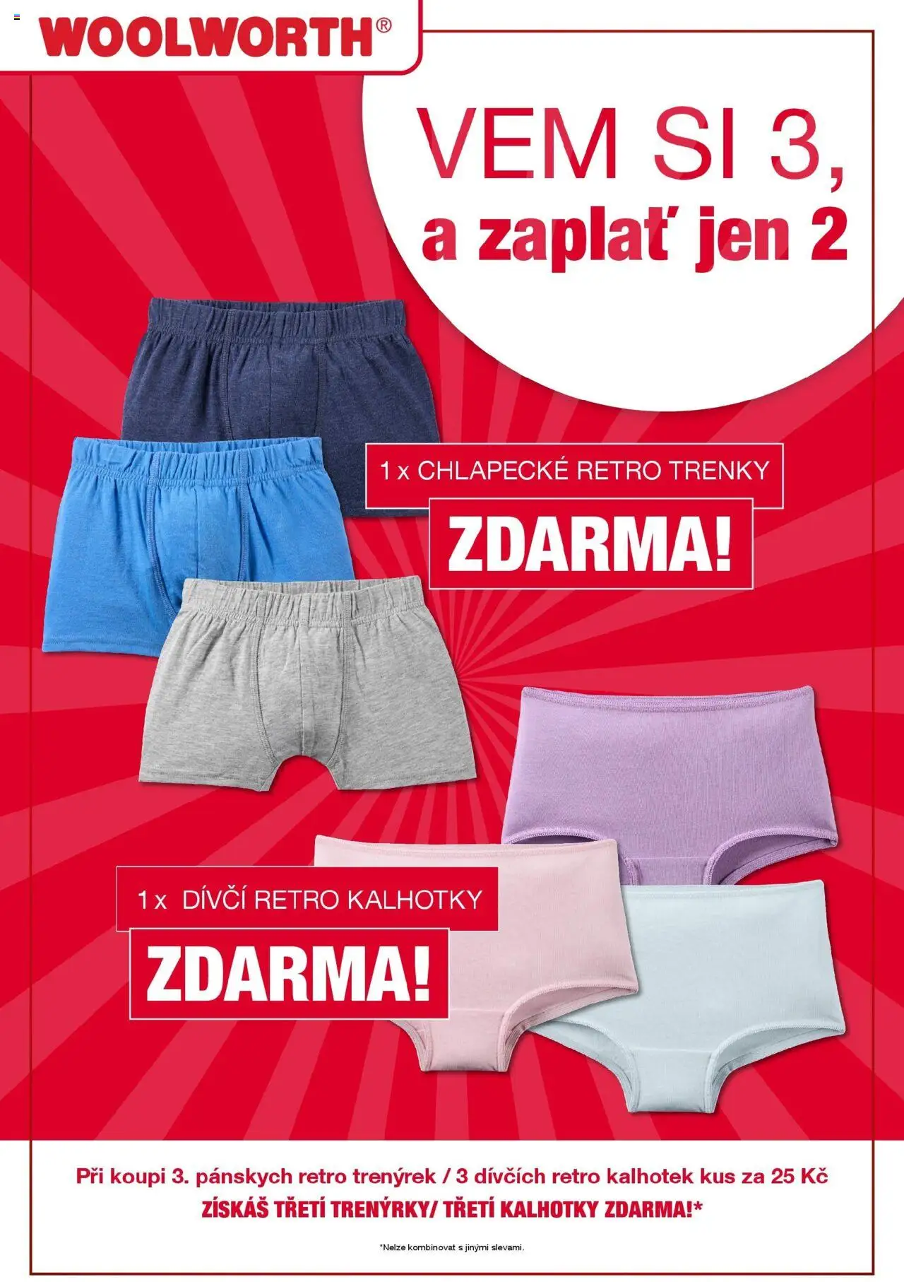 Woolworth leták od 12.09.2025 - akční nabídka | Strana: 43 | Produkty: Kalhotky, Trenky