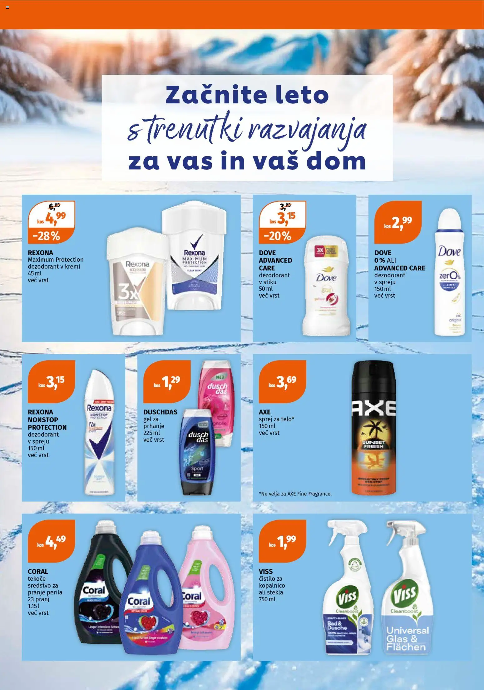 Novi Müller katalog ponudbe – veljaven od 05.01.2026 | Stran: 22 | Izdelki: Gel za prhanje, Kos, Antiperspirant, Detergent
