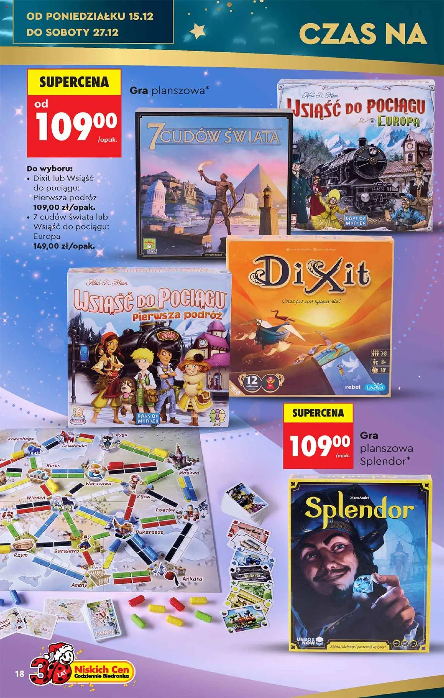 Biedronka gazetka - Hity i inspiracje od 13.12.2025 | Strona: 18 | Produkty: Gra